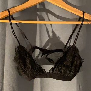 Urban Outfitted Black Lacy Bralette